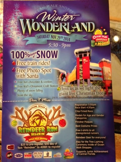 Winter Wonderland Comes To The Ocean Walk Shoppes